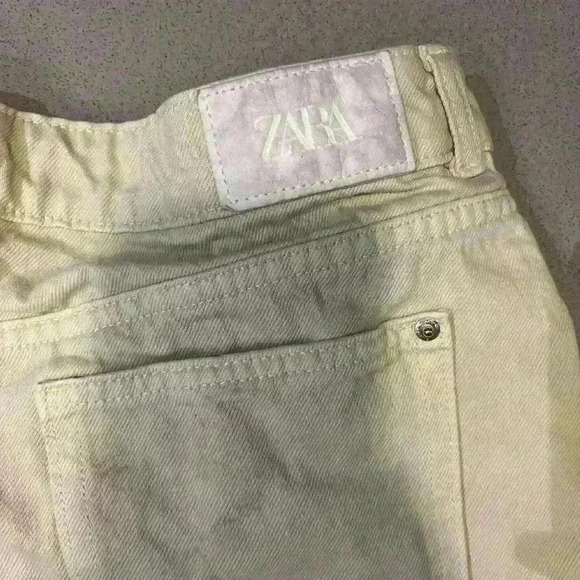 Zara yellow tye dye shorts - Picture 7 of 11